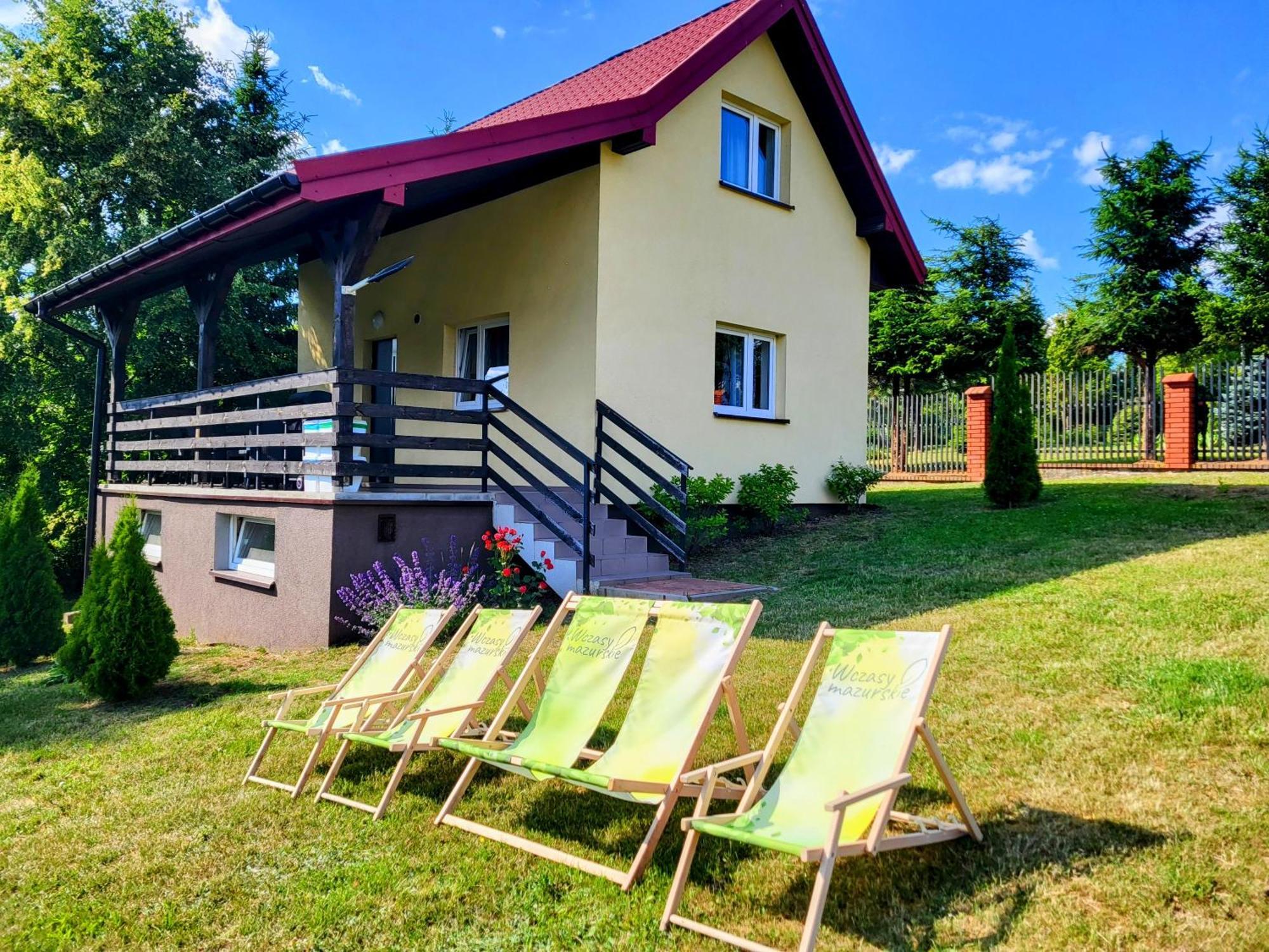 Wczasymazurskie - Caloroczny Piwonia Mazury Z Prywatna Plaza Holiday home *